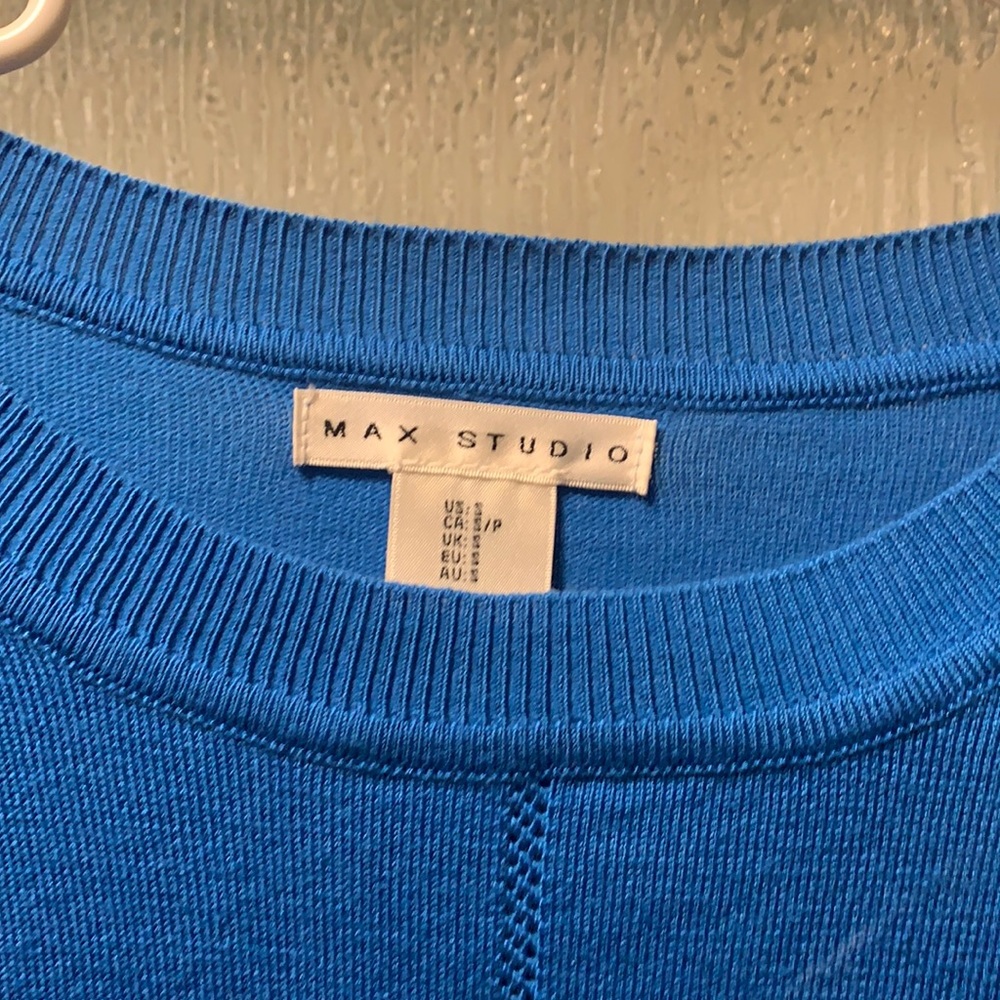 Royal blue Max studio long sleeved shirt